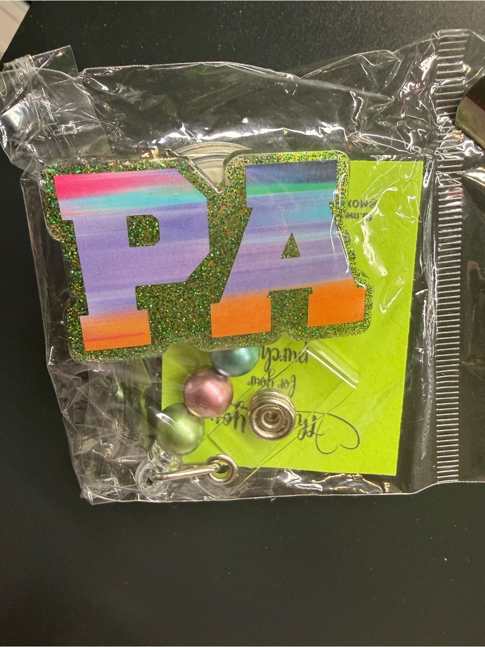 PA Glitter badge reel